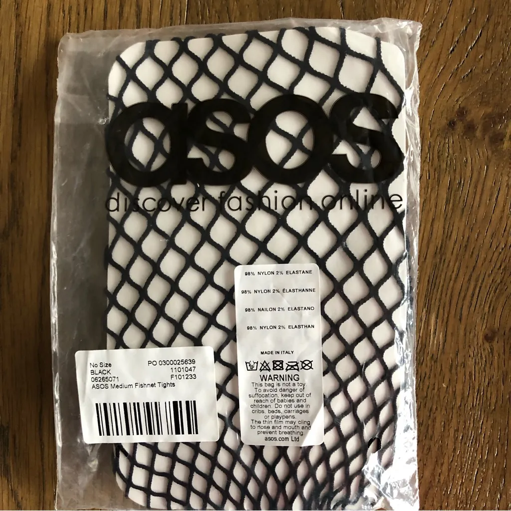ASOS  DESIGN medium fishnet tights - Image 5