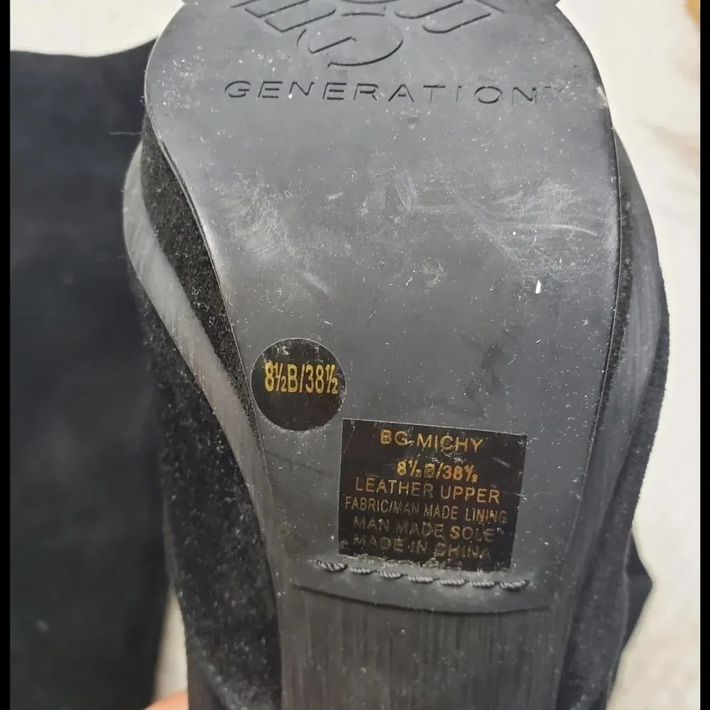 BCBG BG Michy Boots Black Size 8.5 - Image 3