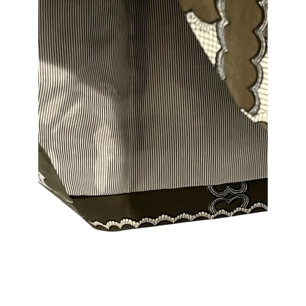 Leifsdottir Anthropologie NWT $198 Large Bow Mini Skirt Size 6 URYNR991 Silk Green - Image 4