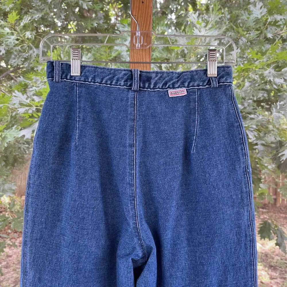 Guess Jeans Women's Vintage 80's Era Stirrup Jeans Size 30 (25" Waist) - Image 4