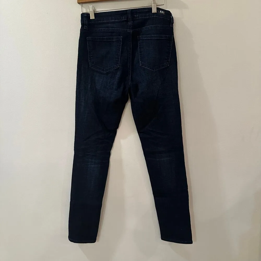 Kut from the Kloth Catherine Boyfriend Jeans sz 2 Dark Wash - Image 5