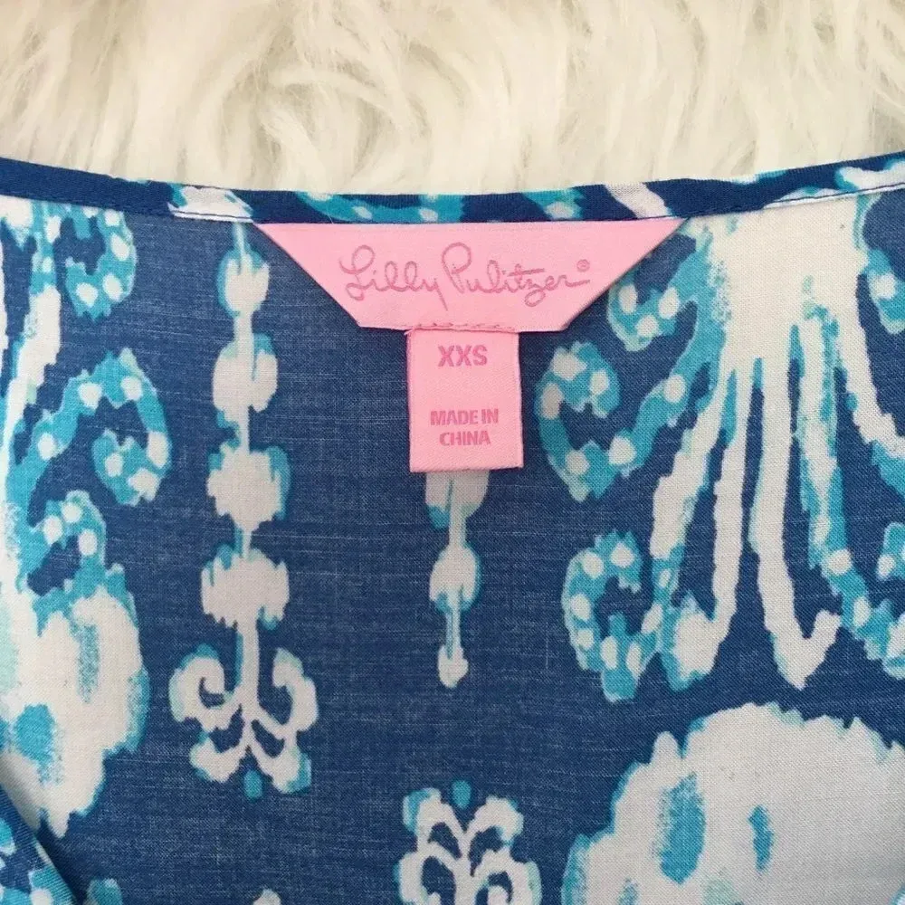 LILLY PULITZER Shelley Jelly Fish Pull On Short Sleeve‎ Top - Image 5