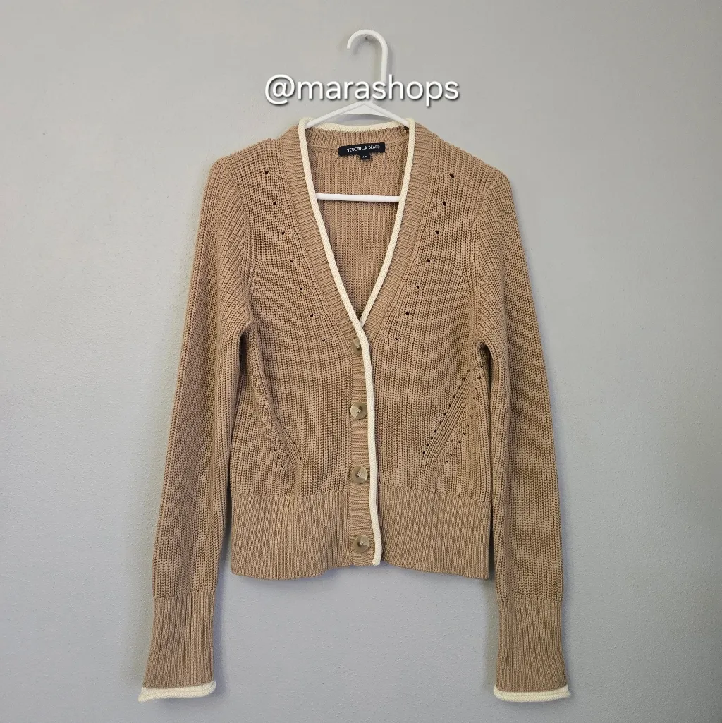 Veronica Beard Beatrice Cotton Cardigan - Image 3