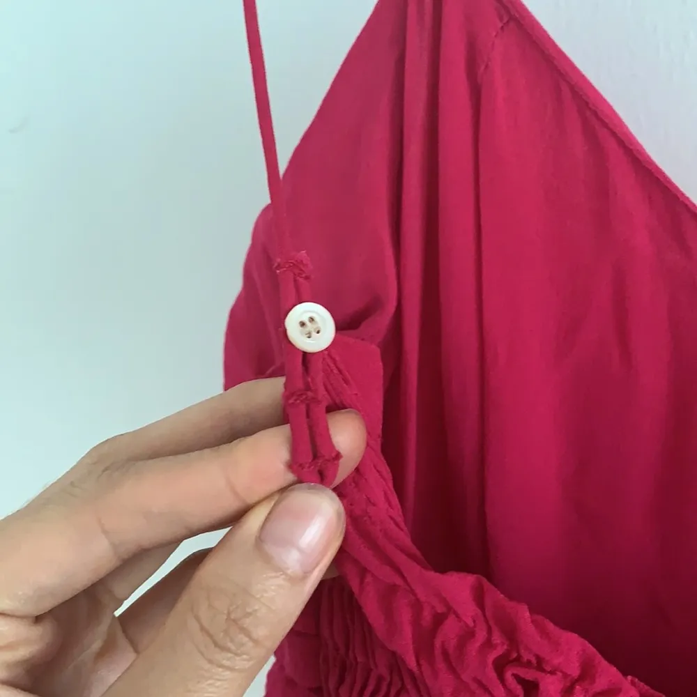 Isabel Marant magenta Ruffled Silk Mini Dress - Image 7