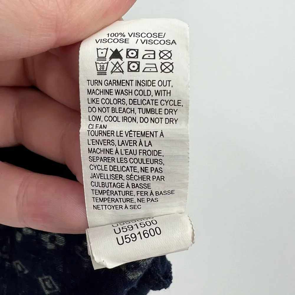 Lucky Brand Women Persian Carpet T-Shirt Printed Short Sleeve Boho Tee Size 1X - Image 9