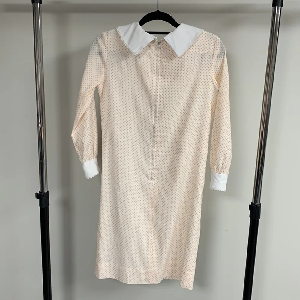 Vintage Kelly Arden Junior Petites Polka Dot Dress with Belt Orange Size undefined - Image 5