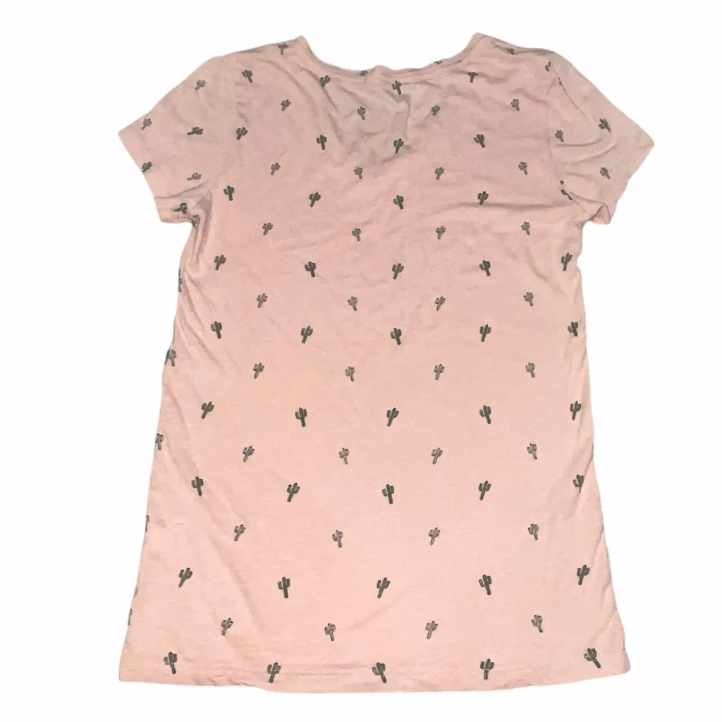 Marine Layer Peach Short Sleeve V Neck Cactus Tee T Shirt Top size XS - Image 6