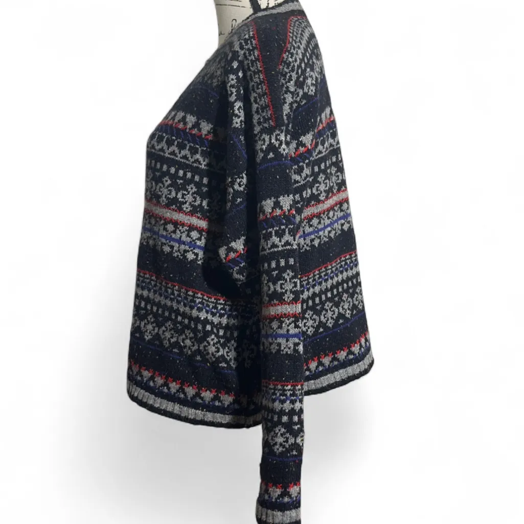 Marsh Landing Black‎ and Gray Cardigan Sweater - Image 3