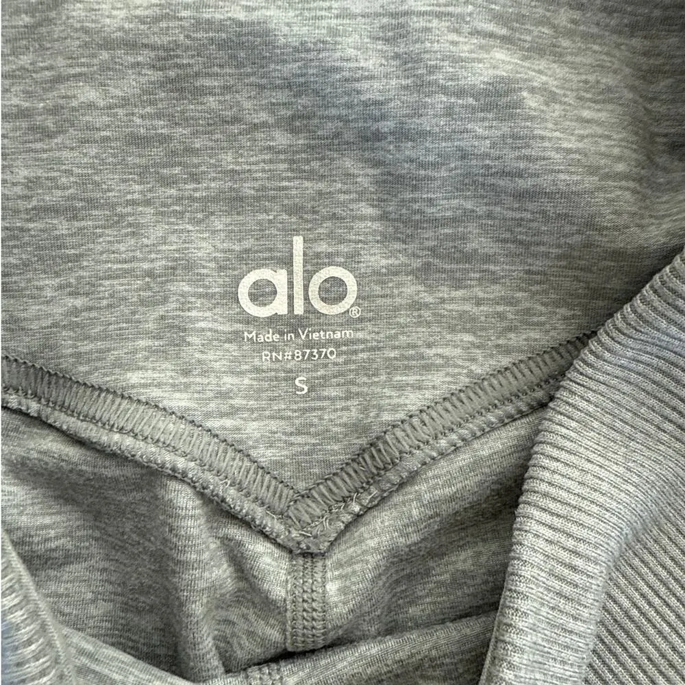 Alo Yoga - High Waist Lounge Leggings in Gray - Image 2