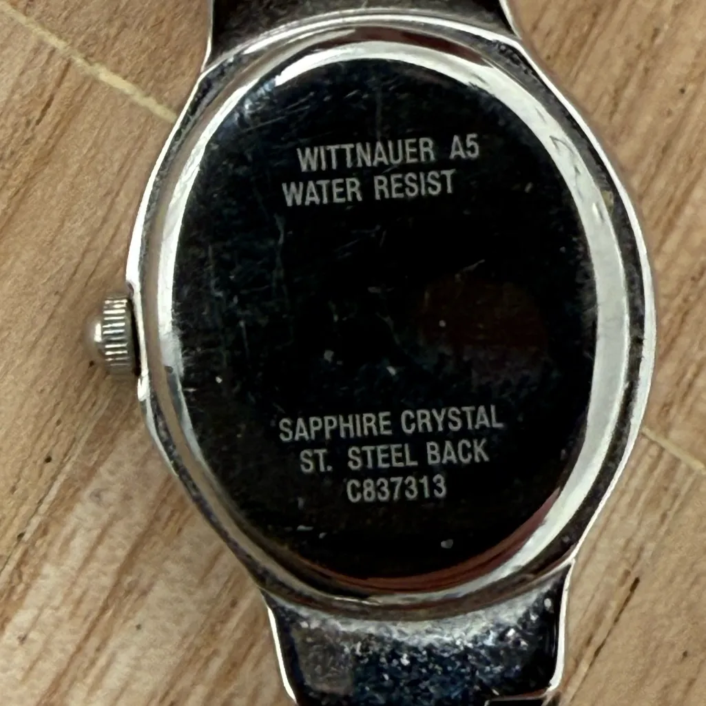 Wittnauer Geneve Longines Swarovski Crystal Rare Ladies Watch Sapphire Crystal Silver - Image 11