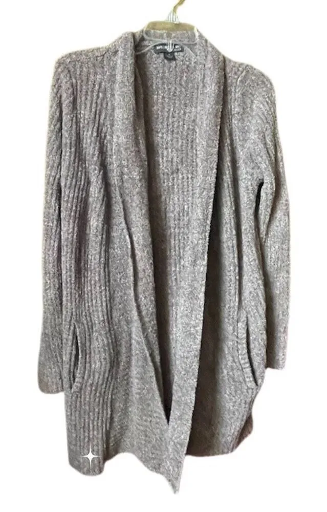BAREFOOT DREAMS cozy chic lite size M open front cardigan. - Image 1