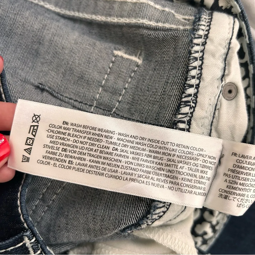 Ariat R.E.A.L. Low Rise Stretch Rosy Whipstitch Boot Cut Jean Lakeshore 30R - Image 13