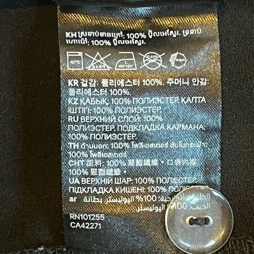 H&M Trouser Jogger Pants Black Size 2 - Image 10