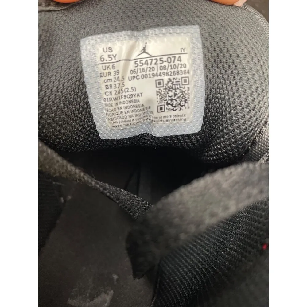 Nike Air Jordan Womens Red Black Sneakers Shoes size 6.5 SKU 6488 - Image 7