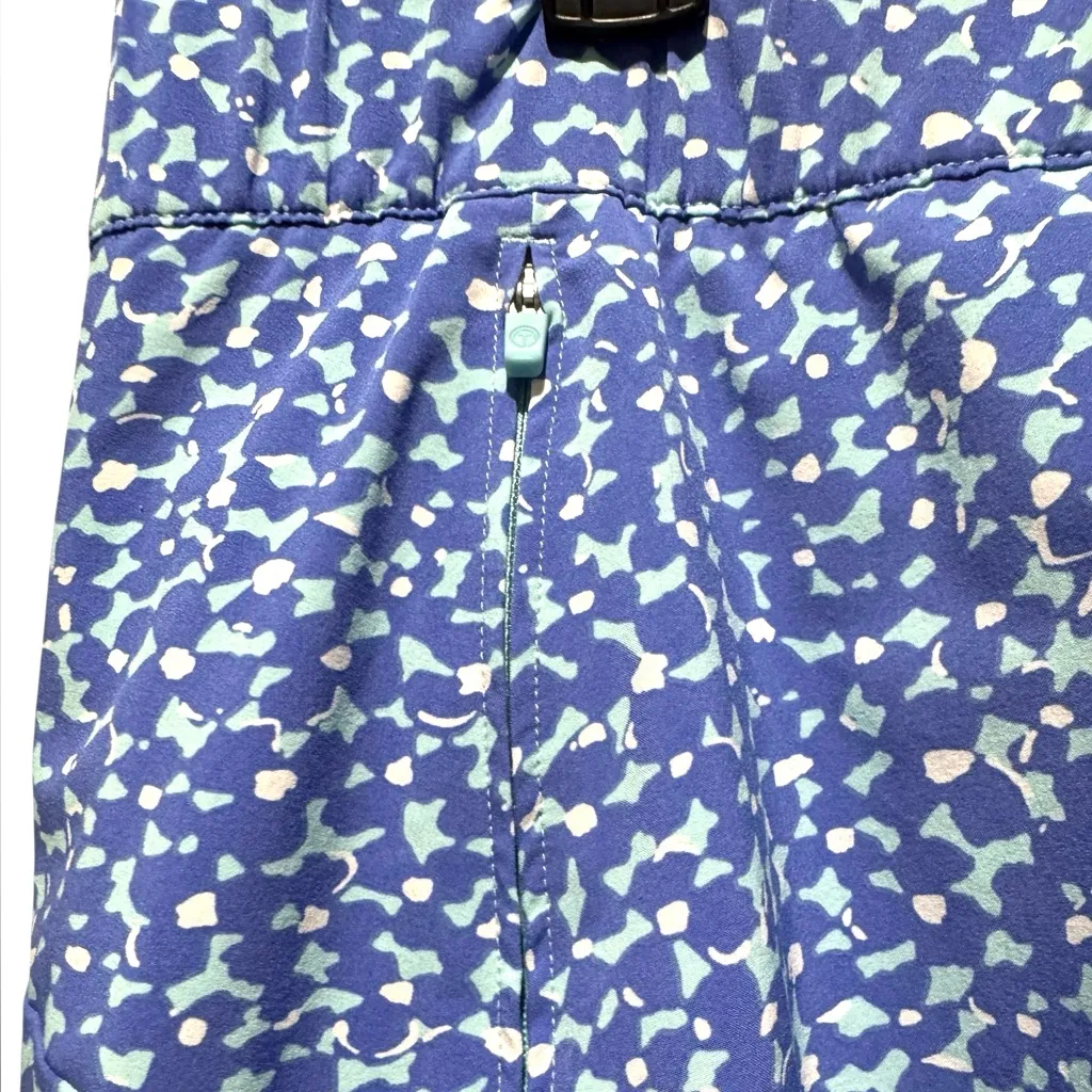 T by TALBOTS Blue and White Patterned Skirt Skort Tennis Skirt Size XL Sporty - Image 2