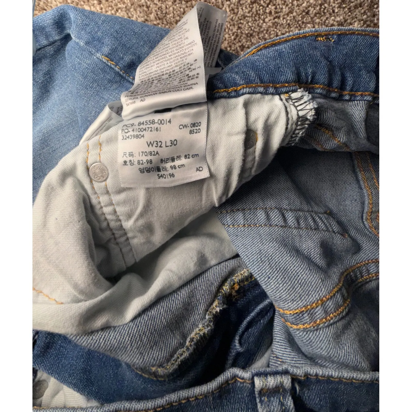 Levi Strauss & Co Skinny Taper Jeans W32 L30 Medium Wash Denim Women shaping Blue Size 32 - Image 5