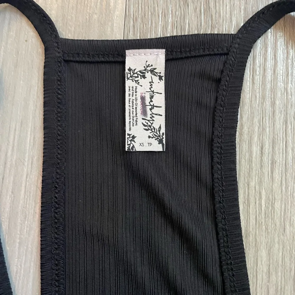 NWOT Free People Intimately Black Slinky Relaxed Fit Tank size XS - Image 2