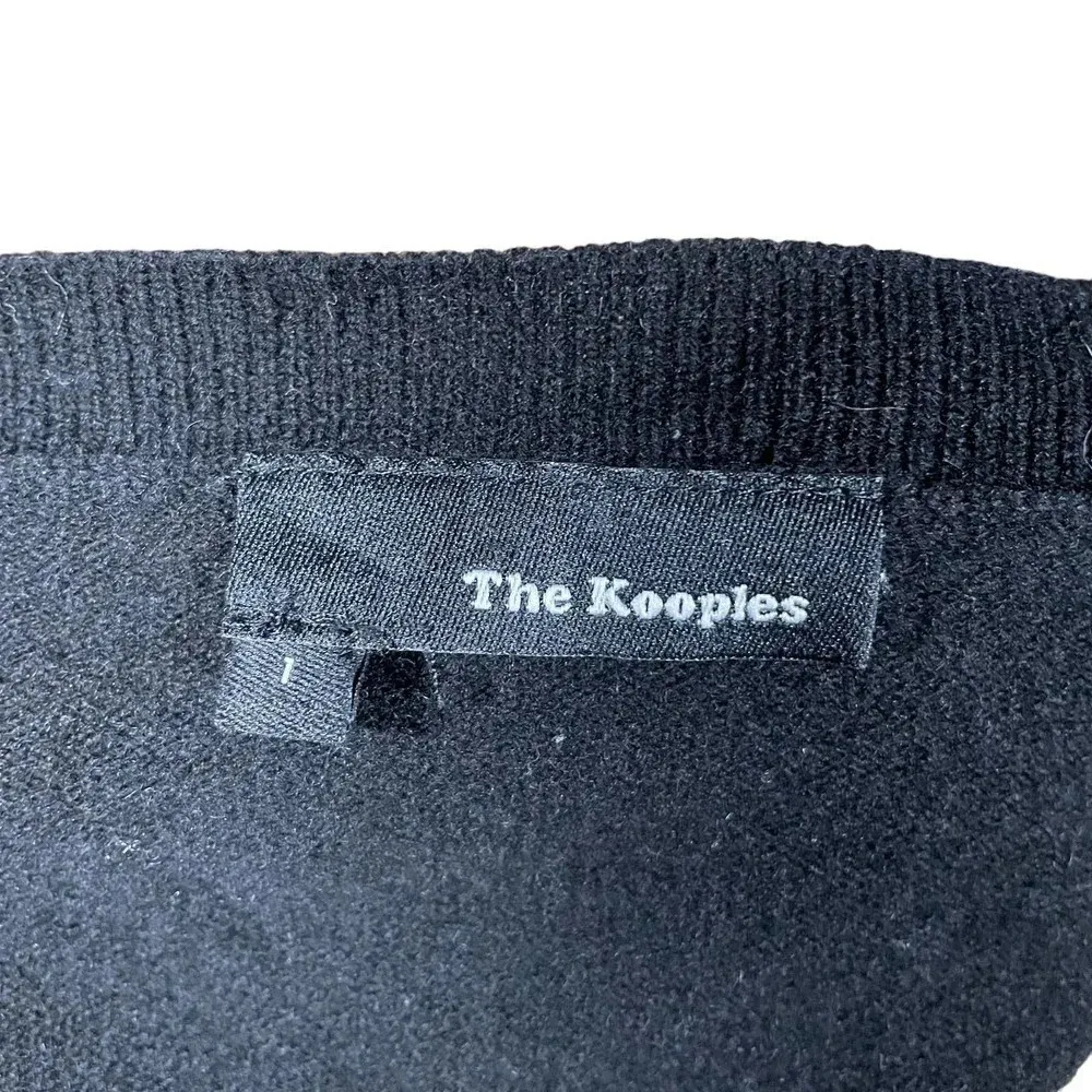 The Kooples Black Wool Cashmere Blend Lace-Up Sweater Size 1 / Small - Image 9