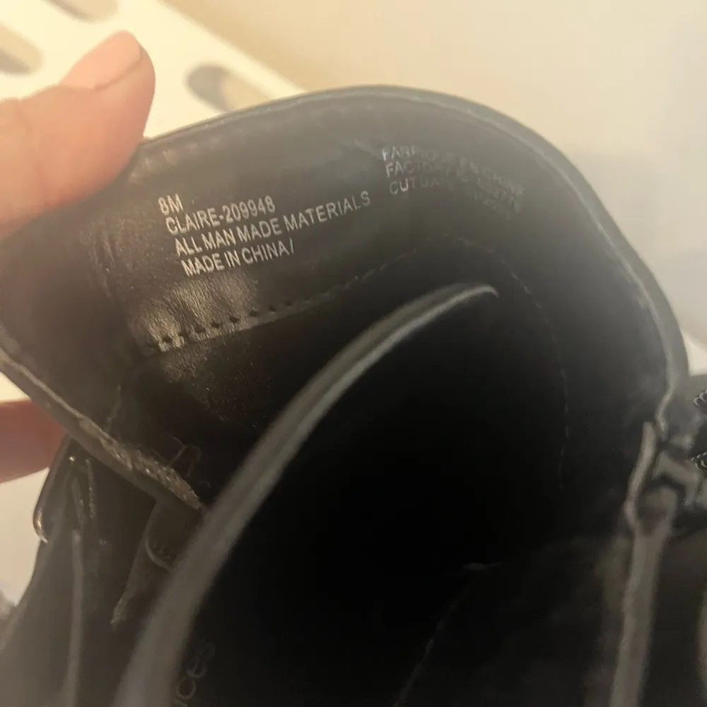 maurices Black Ankle Boots clare 8 - Image 5