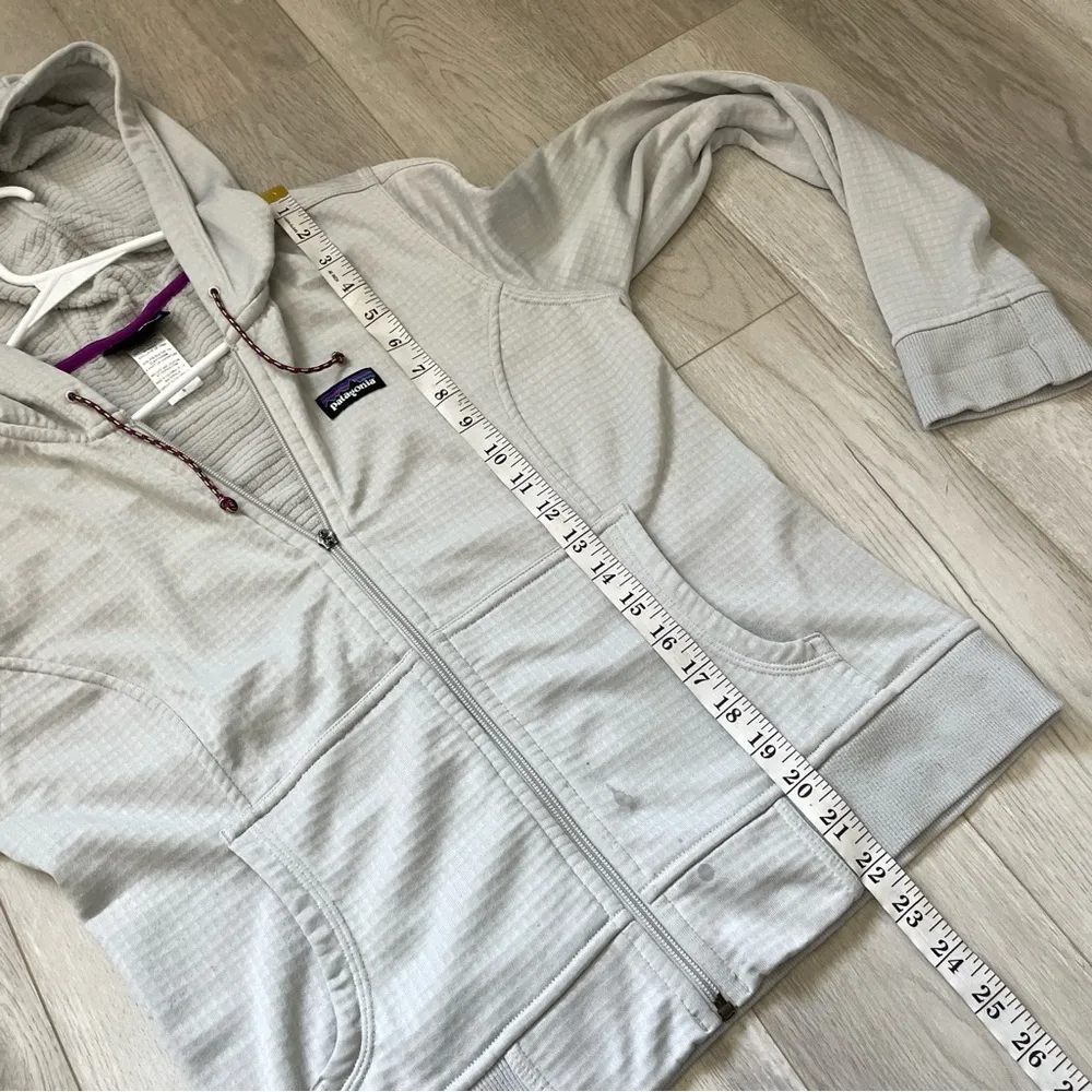 Patagonia Upslope Hoodie Jacket zip womens Gray (small) gorpcore outdoor hiking - Image 6