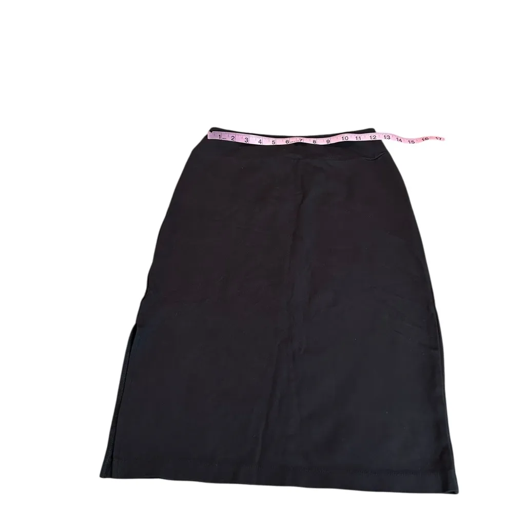 NINE WEST stretchy black pencil skirt - Image 3