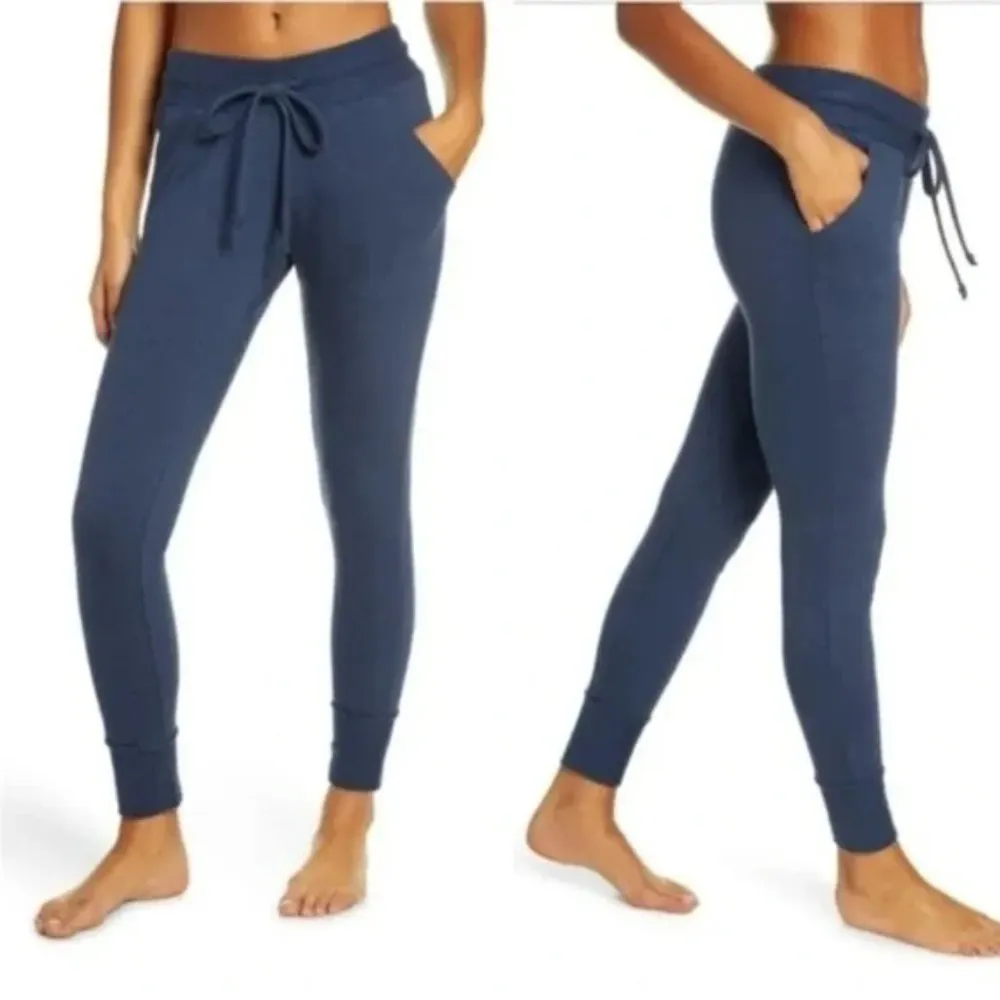 Free People Movement Navy Blue Sunny Skinny Jogger Drawstring Sweatpants - Image 2