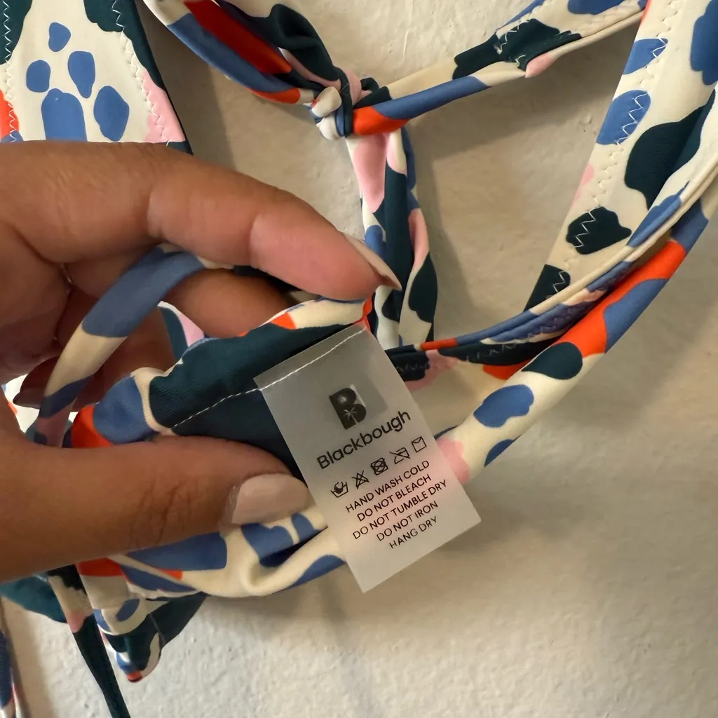 Blackbough Billie Halter Top Swim Size M Bikini Vacation Summer Resortwear - Image 3