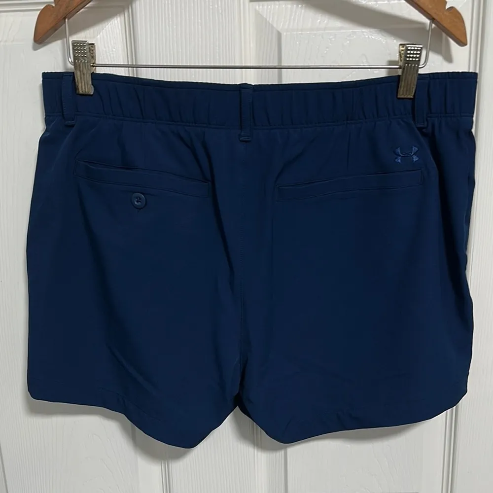 Under Armour Blue Athletic Shorts Lightweight Tailored - Image 2