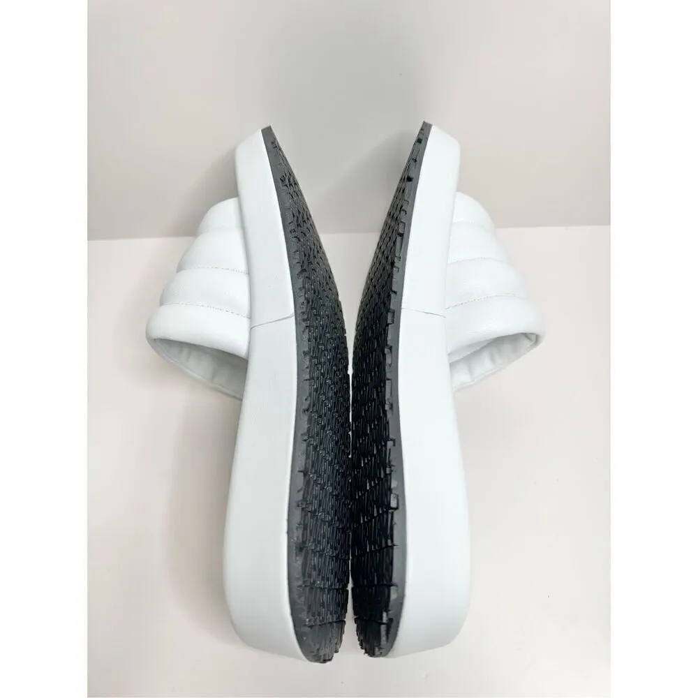 P448 Slides Size US 7 New With Box Womens White‎ Color Summer Sandals - Image 10