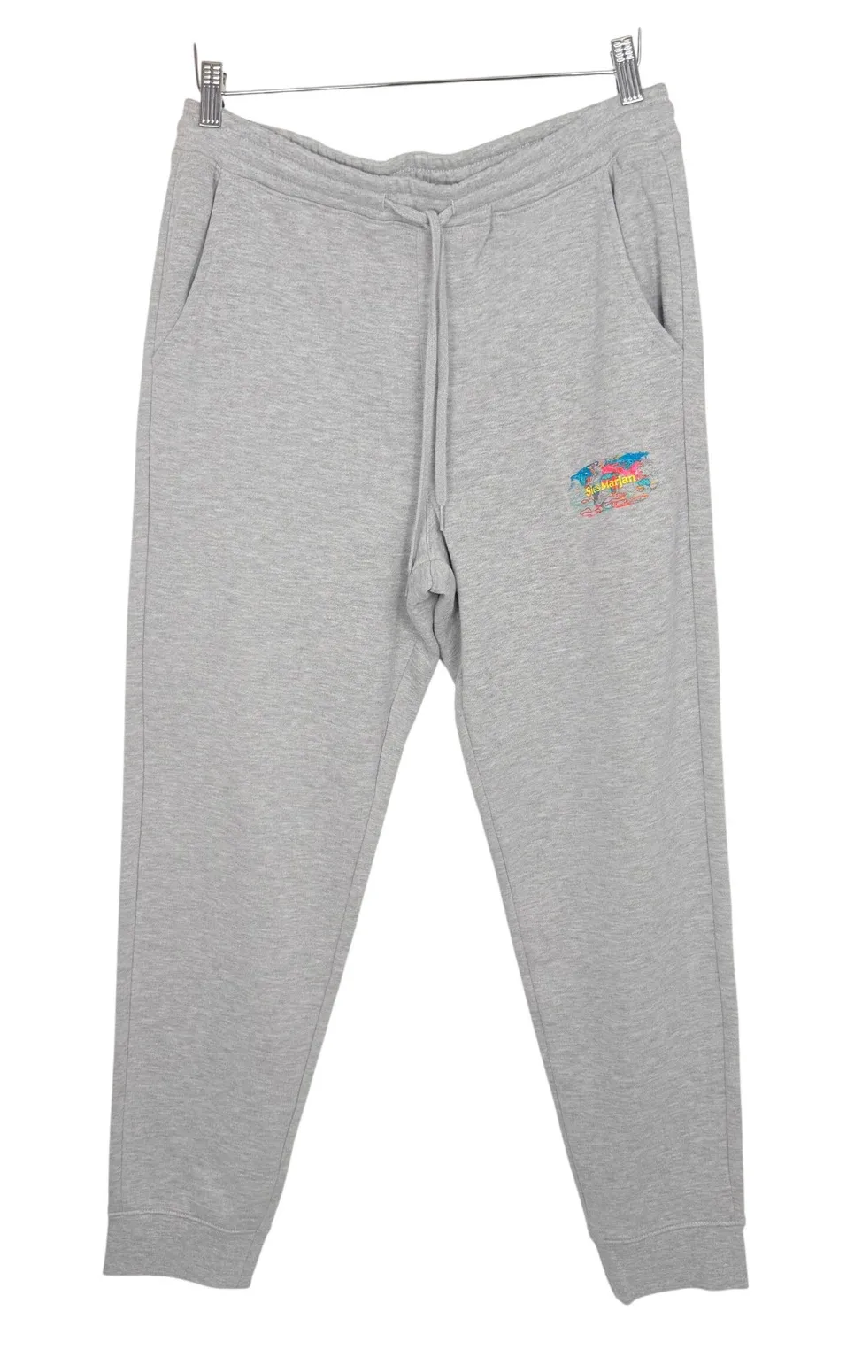 Sies Marjan Women's AMO Light Gray World Map Lounge Sweatpants Soft Girl Medium - Image 1