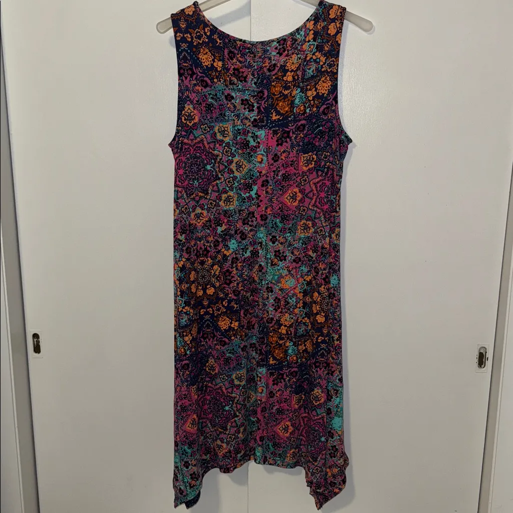 Cynthia Rowley Sleeveless Dress w Boho Madala Print Women’s 1X - Image 6