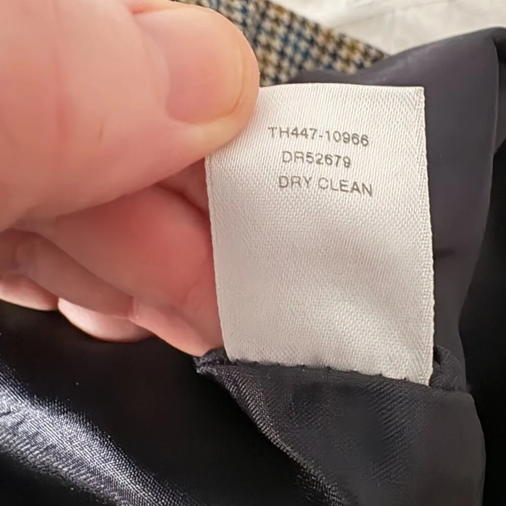 Pendleton women's 8 wool houndstooth lined pants twee preppy ivy - Image 2