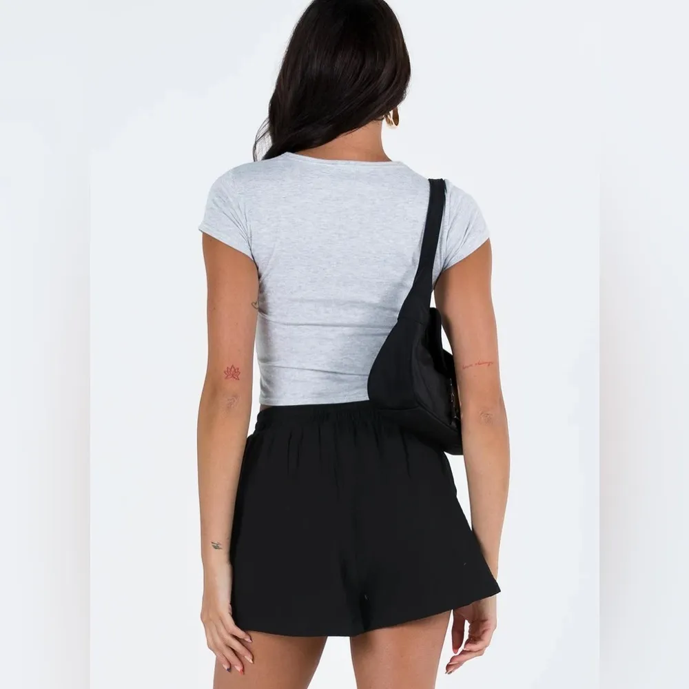 PRINCESS POLLY Khalil Shorts In Black - Image 5
