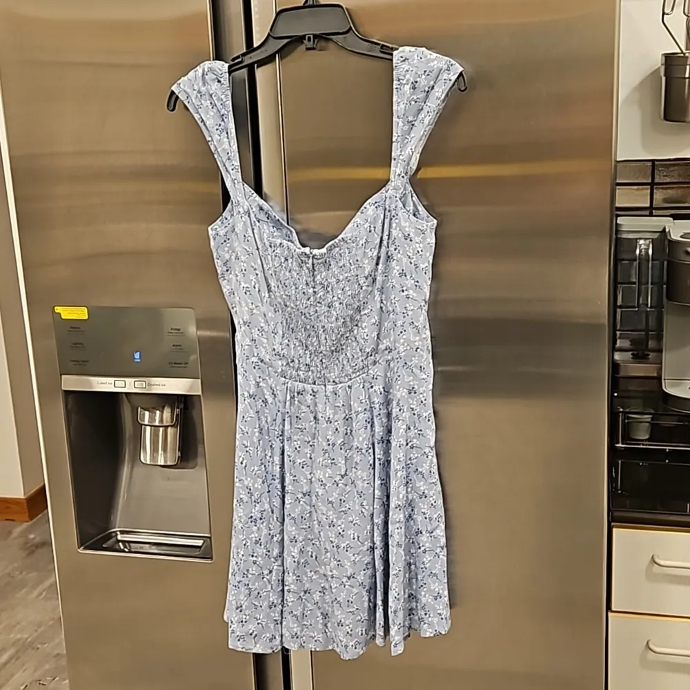 💕REFORMATION💕 Tanis Dress ~ Brooke Blue Floral Print 12 - Image 12