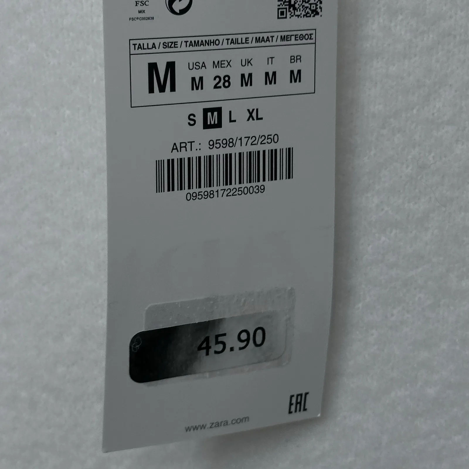 NWT Zara Sweater Pure White Turtleneck Women's Size Medium Soft Elegant - Image 6