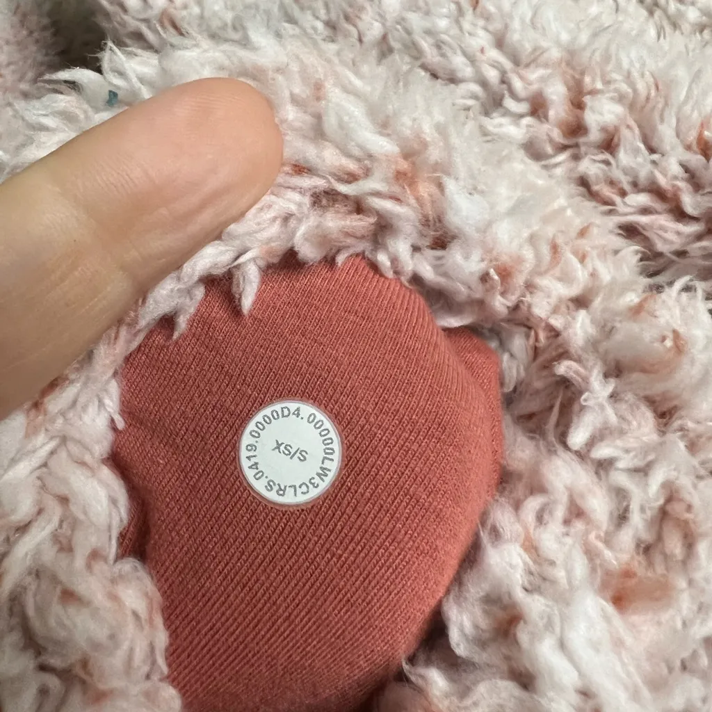 Lululemon Warmth Restore Sherpa Pullover Heathered Copper Clay XS/S Oversized - Image 6