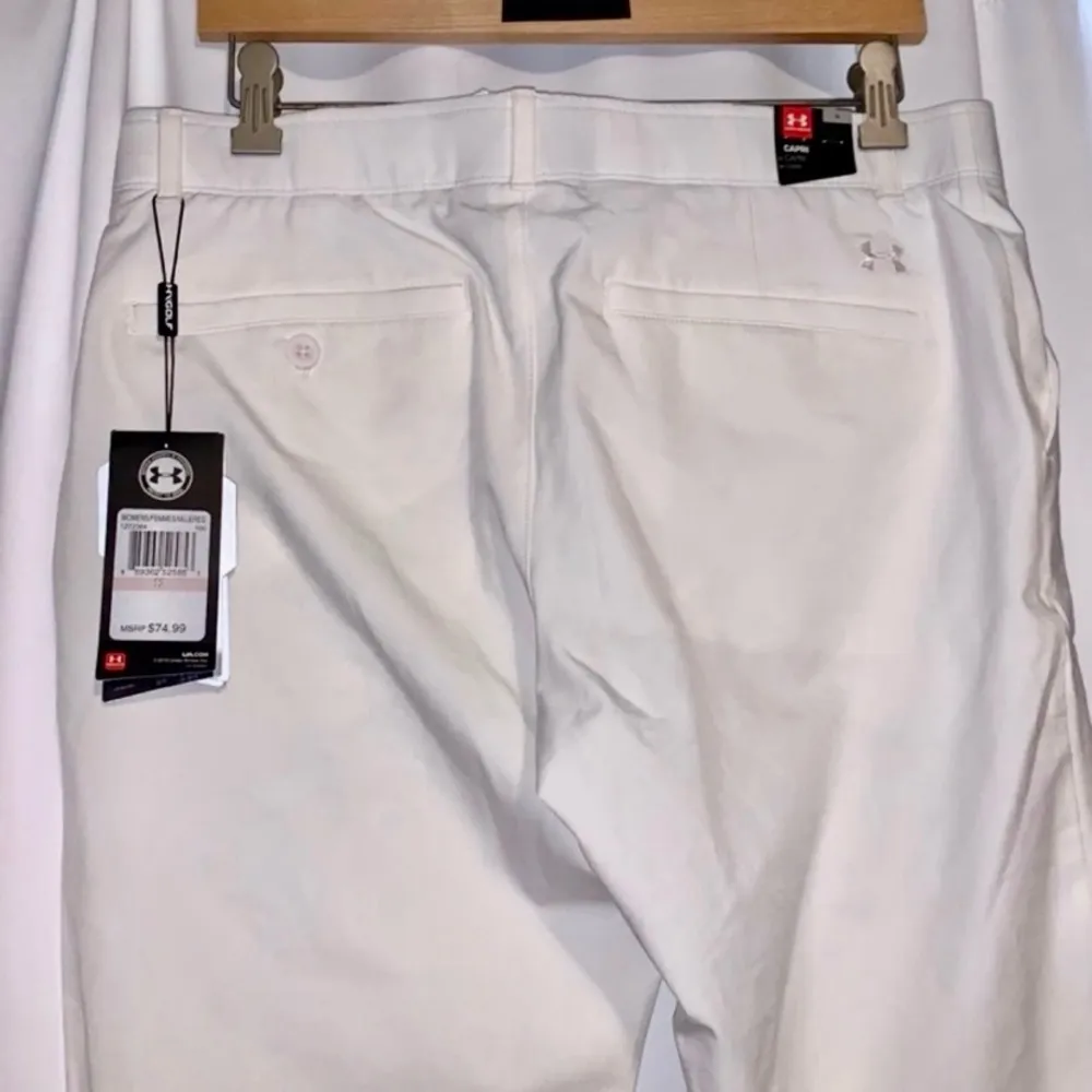 Under Armour NWT  white upf 30 Capri athletic golf pants - Image 4