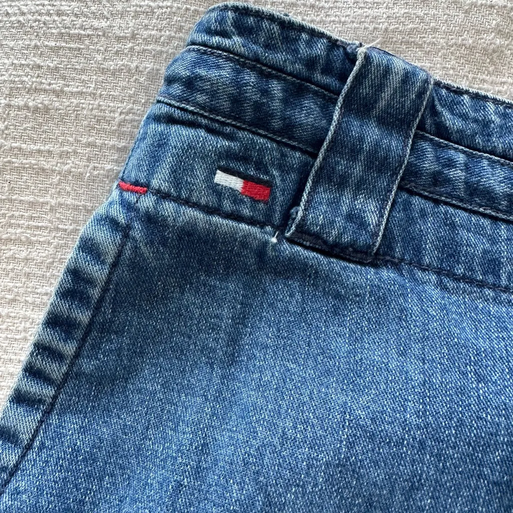 Tommy Hilfiger Blue Denim Mini Skirt - Image 2