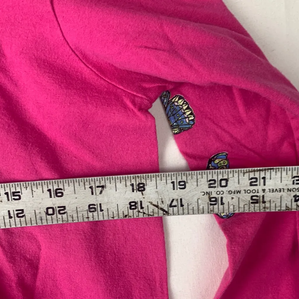 Aeropostale size small pink y2k butterfly long sleeve shirt graphic cotton - Image 7