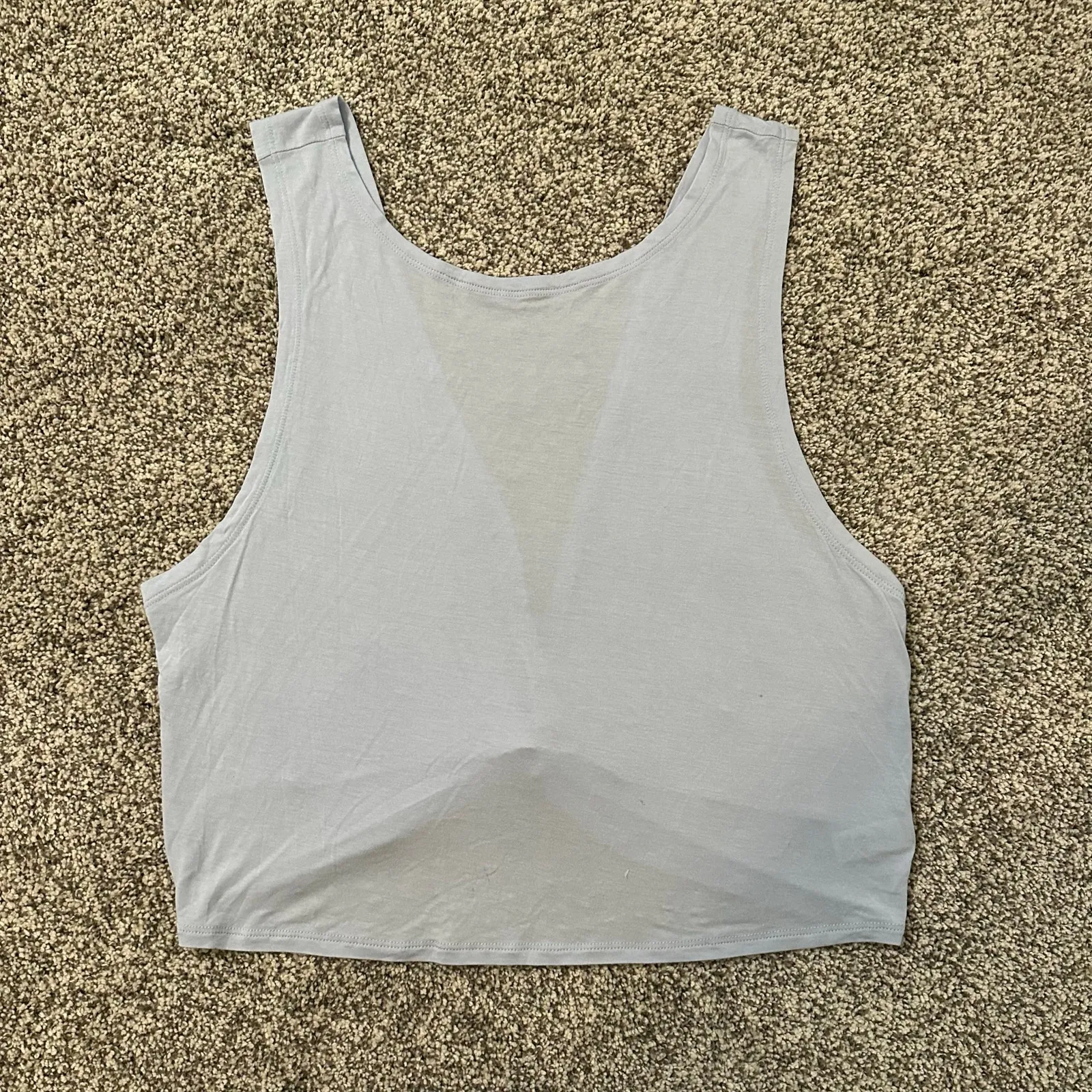 Aerie Offline light blue open back tank top size L - Image 5