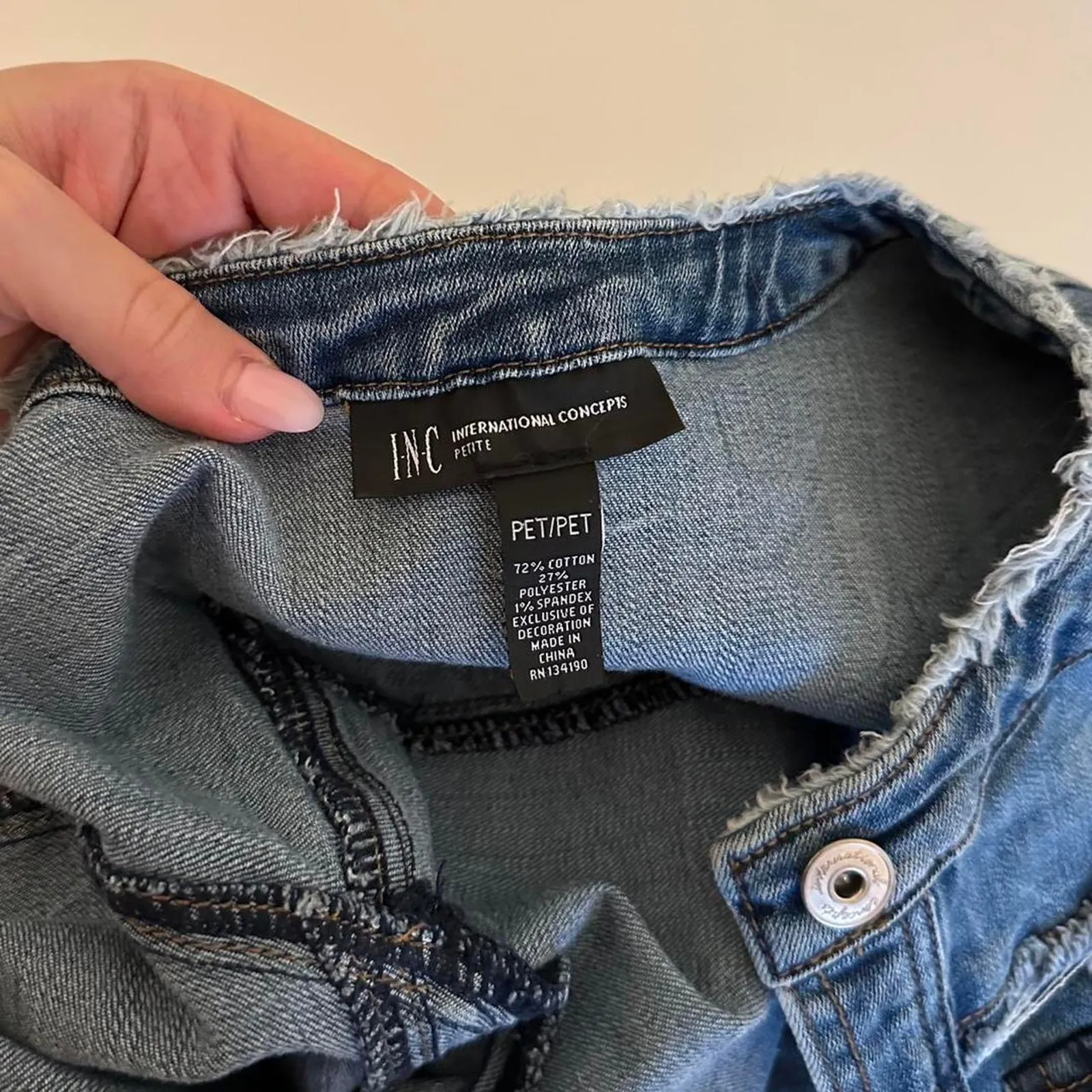 Y2k denim jacket super Blue - Image 6