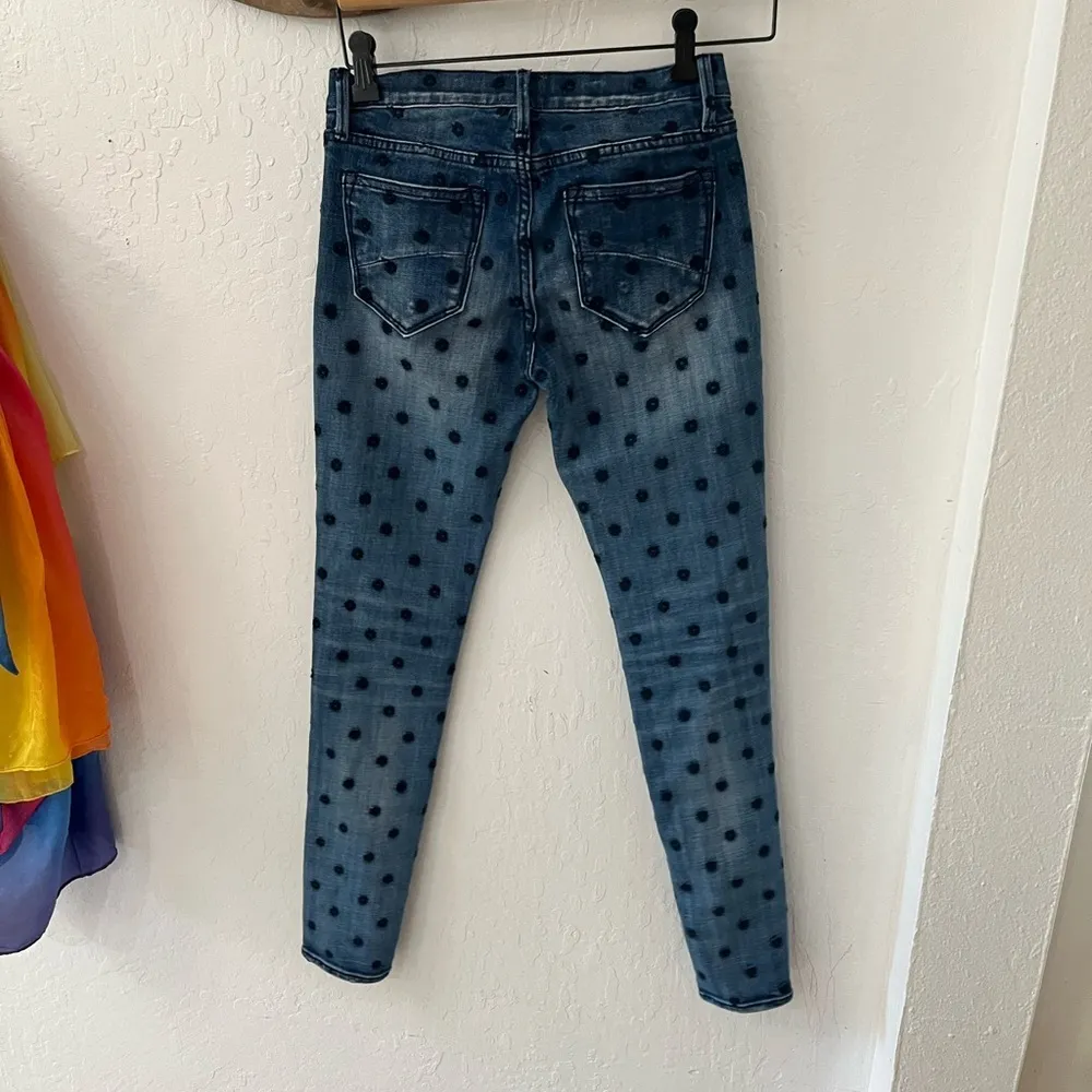 Driftwood Jackie Floral Embroidered Skinny Jeans Size 24 - Image 4