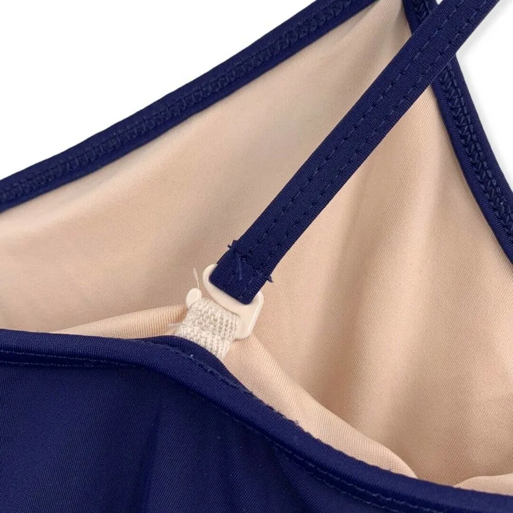 Shoshanna Blue One Piece V Neck Size 4 - Image 3