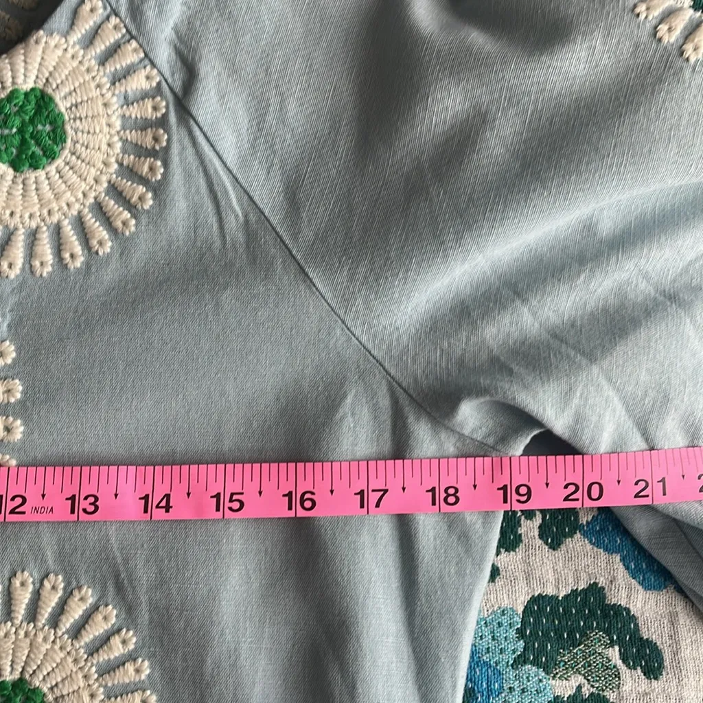 NWT•Tuckernuck X Frances Valentine•blue aster caftan•sz XS - Image 11