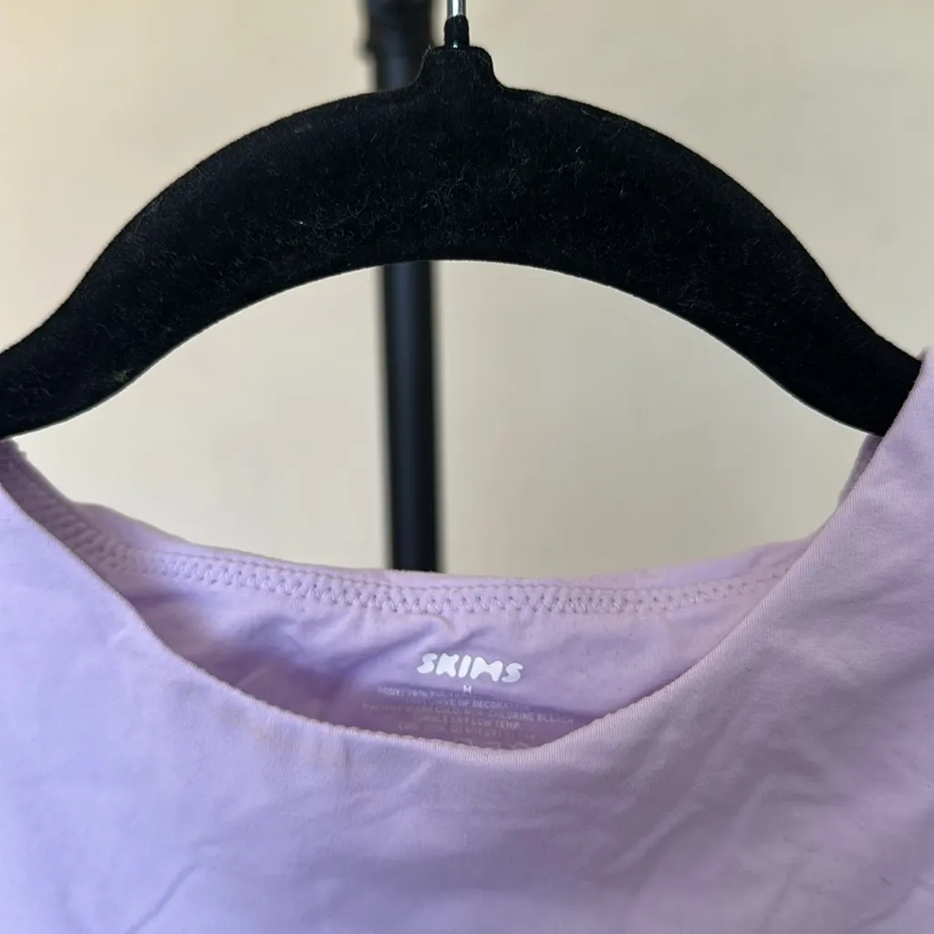 NWT SKIMS‎ Fits Everybody High Neck Bodysuit in Sugar Plum *Limited Ed* Size M - Image 3