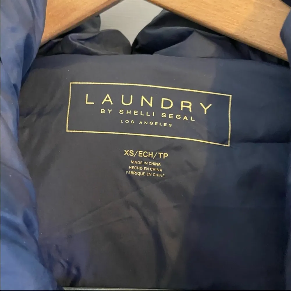 Laundry by Shelli Segal Asymmetrical Hooded
Packable Puffer Coat in Petr… - Image 4