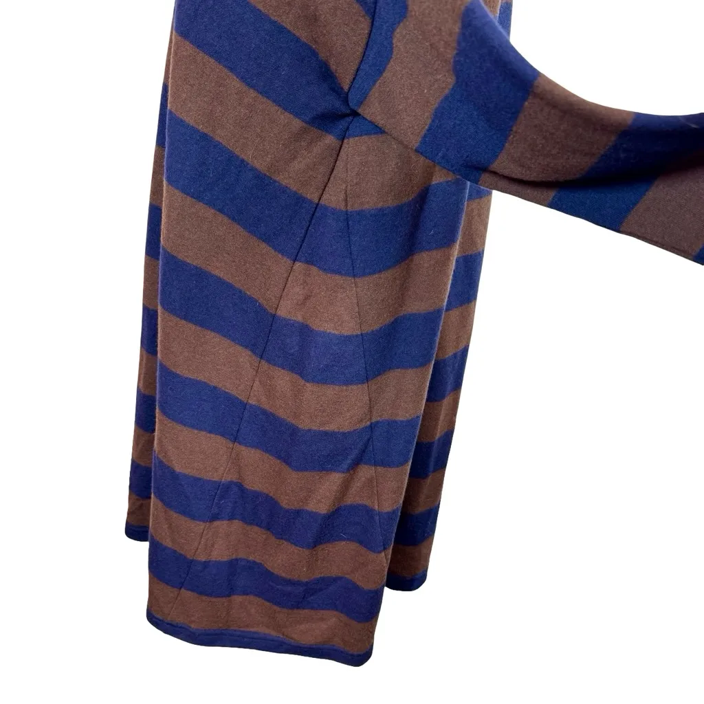ICHI ANTIQUITES Made in Japan 100% Wool Striped Sweater Dress Brown Size undefined - Image 4