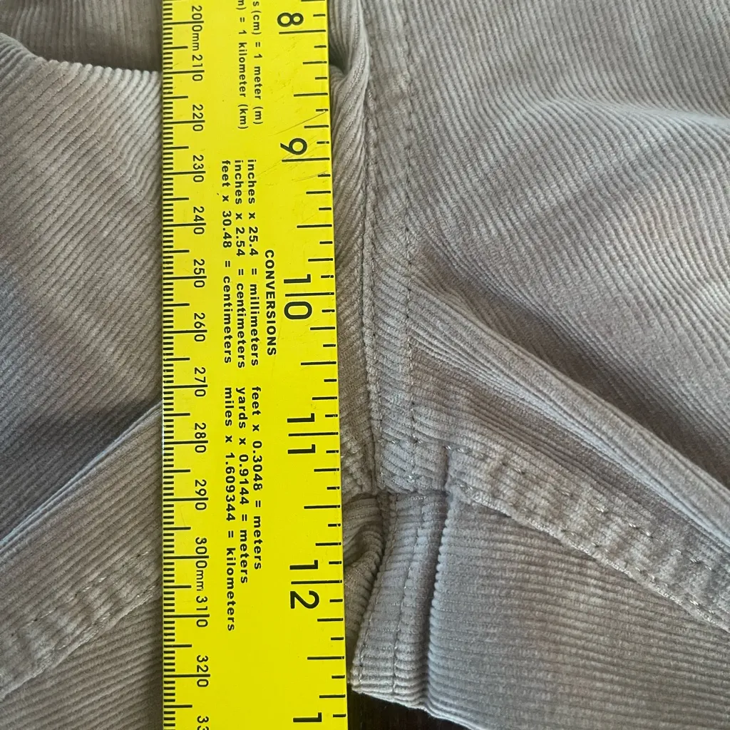 Talbots tan straight leg Corduroy Trousers size 16 - Image 6