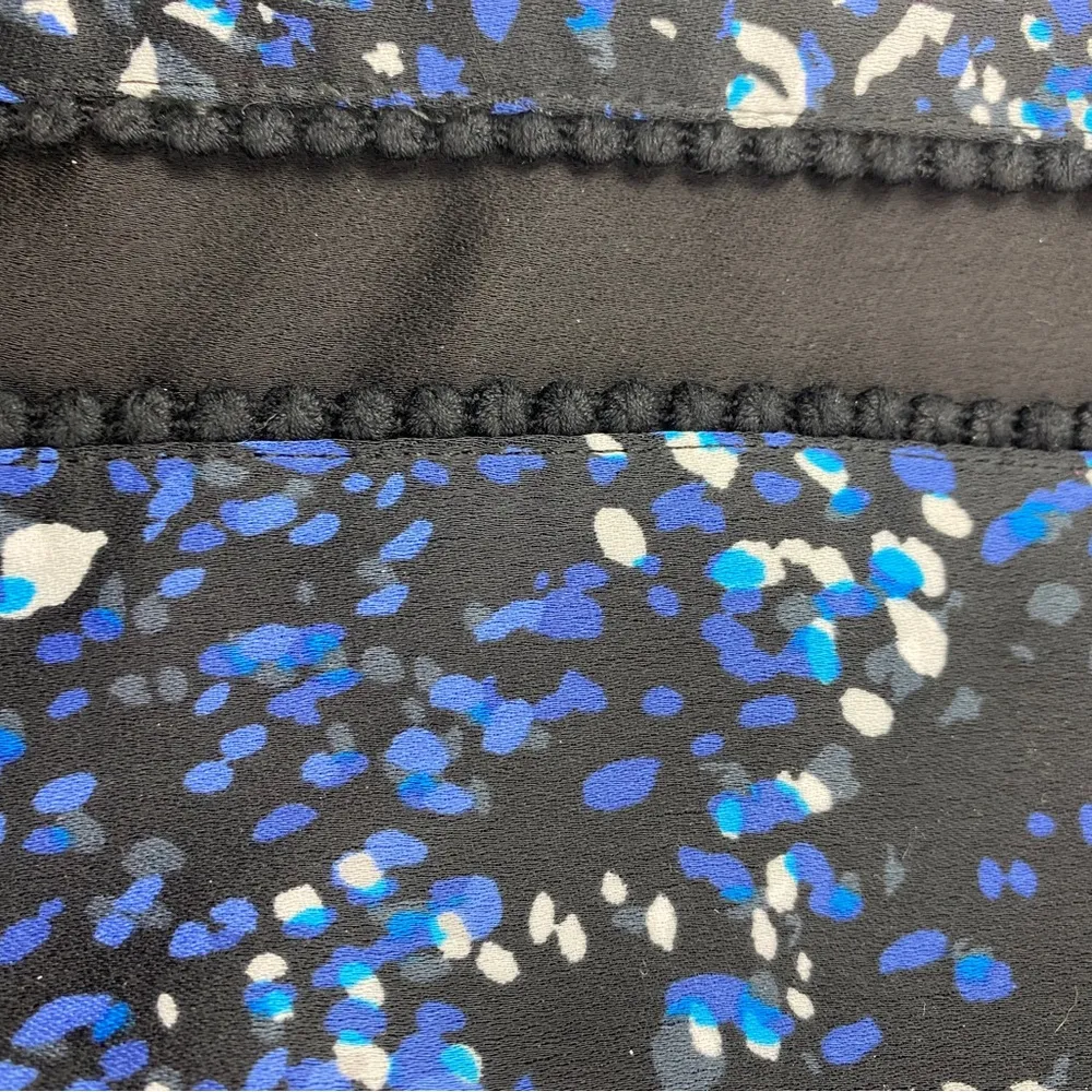 Banana Republic Long Sleeve Pattern Dress Size 4 Petite - Image 9