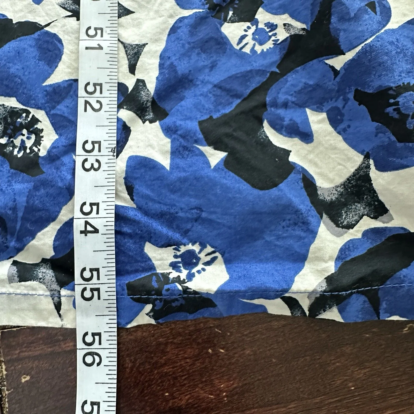 Who What Wear XXL Blue Floral Cotton Eyelet Maxi Dress With Pockets - Image 10